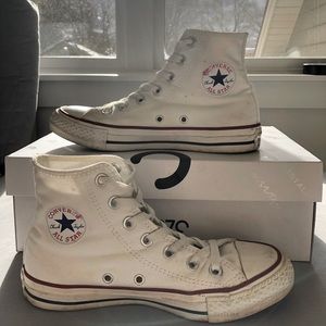 White high top converse